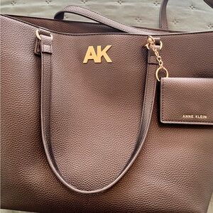 Anne Klein Black Tote Bag